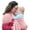 Dusty Rose Pink, variant on Luxury Ring Sling Baby Carrier, Soft Linen Blend Baby Sling, Baby Wrap, Wear Your Little One Close to Your Heart, Comfort, Style