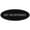 Black / Silver, variant on Signs ByLITA Oval Not An Entrance Sign - Laser-Engraved Lettering | Durable ABS Plastic | Vibrant Colors | Powerful Foam Tape (White) - Small