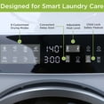 thumbnail image 6 of Hamilton Beach 13 lbs. Compact Tumble Dryer with Touchscreen Controls, 8 Drying Modes, Delay Start, Adjustable Heat Levels, Child Lock, Air-Vented Port, White, 6 of 11