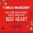 thumbnail image 3 of Stella & Chewy's Freeze-Dried Raw Single Ingredient Beef Heart Treats, 3 oz. Bag, 3 of 5
