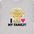 thumbnail image 4 of Inktastic I Love My Family Kids Family Tree Boys or Girls Long Sleeve Toddler T-Shirt, 4 of 5