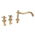 thumbnail image 4 of Beautiful Copper Bathroom Basin Faucet With Double Handle, Leakproof  For Easy Installation, 4 of 8