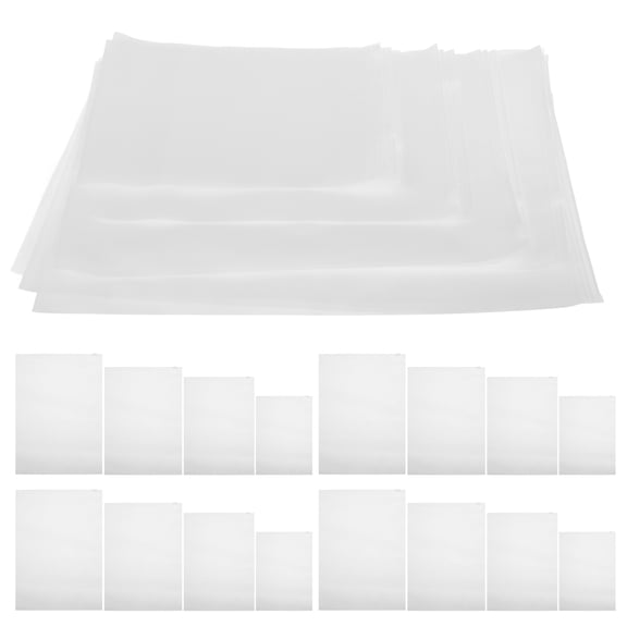 Worgeous  16 Pcs Clothes Storage Bag Vacuum Bags Airplane Travel Essentials White