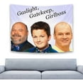 thumbnail image 2 of Divertido tapiz Meme Gaslight Gatekeep Girlboss Tapestries Bertram Gibby Bob Duncan Art Poster para el hogar, dormitorio, sala de estar, dormitorio universitario, decoración de 59.8 x 48.0 in oso de fresa Electrónica, 2 of 5