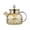 Brown, variant on YingYouFu High Borosilicate Glass Cold Water Pitcher, Crystal Bead Lid Jug with Amber Color, Large Capacity Beverage Server for Juice, Tea, Home