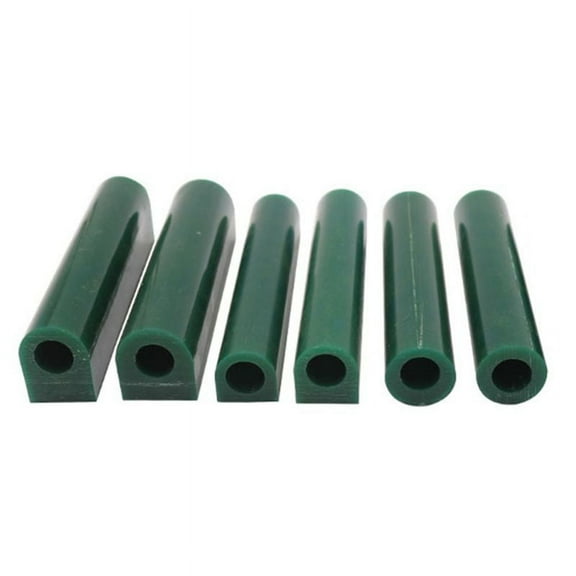 6xGreen Carving Wax Center Hole Tube Round Jewelry Ring Casting Mold Kit Jewelry