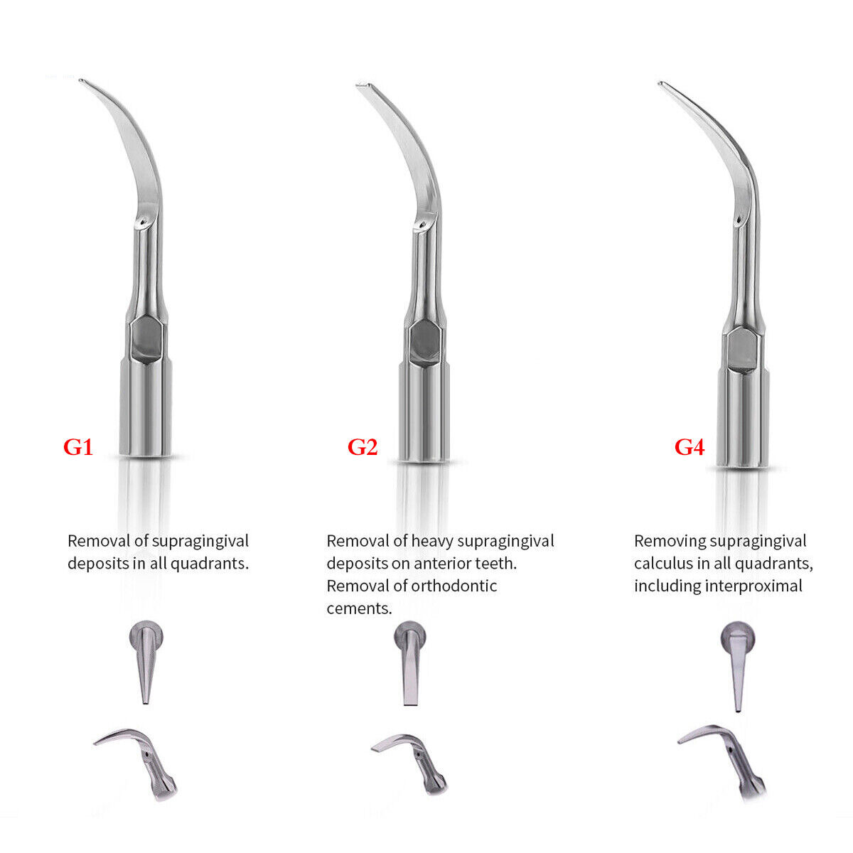 NSK Style Dental Ultrasonic Air Perio Scaler Handpiece Hygienist 2-Hole + 3 Tips