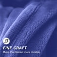 thumbnail image 3 of Throw Blanket, King Size Navy Throw Blankets & Throws for Couch/Beds, Fuzzy and Cozy Blanket, 90x108 inches, 3 of 4