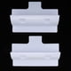 thumbnail image 3 of 2pcs / Set Soportes de Montaje Laterales de Esquina de Panel Solar Autocaravana Blanco, 3 of 9