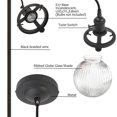 thumbnail image 6 of Pathson Vintage Pendant Light Fiting with Ribbed Globe Glass Shade, Kitchen Island Hanging Ceiling Lights, 6 of 6