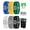 12pcs (black,grey,white,blue,green,yellow), variant on Garbage Can Bands Cord Lord Design Adjustable Large Trash Can Rubber Bands Fits 8-33 Gallon Trash Cans Multifunction Bands Litter Box Bands for Kitchen Tables Picnic Party