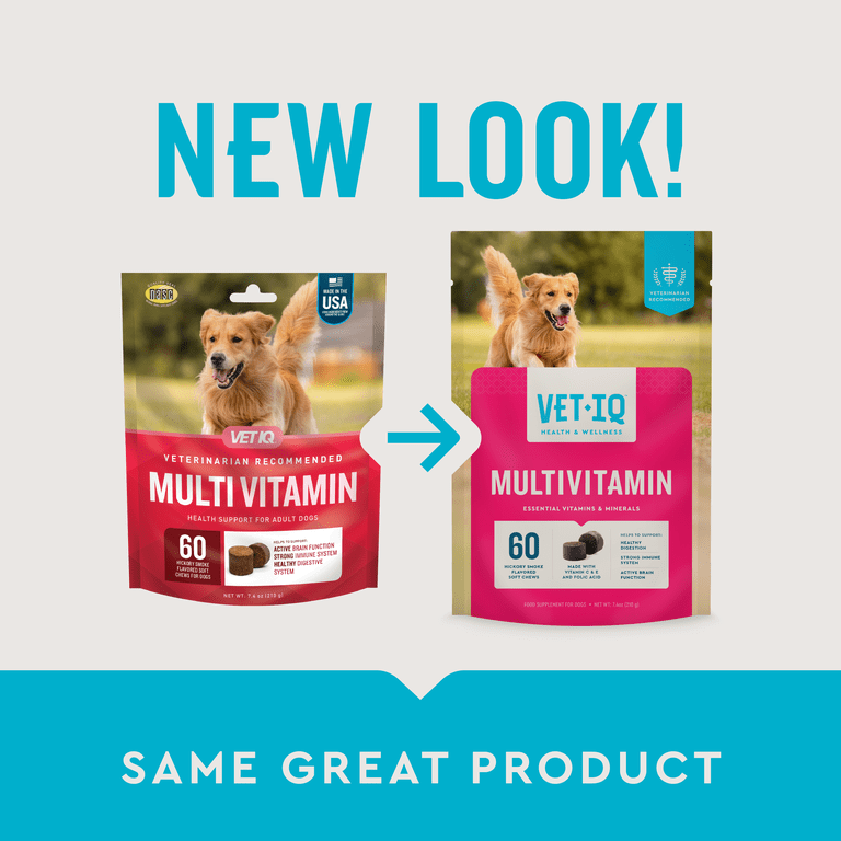 Vet IQ MultiVitamin Soft Chews for Dogs, 60 Count photo 2