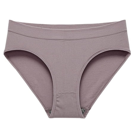 zuwimk G String Thongs For Women Women s No Pinching No Problems Cotton Lace Hipster Panty Purple XL