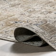 thumbnail image 5 of nuLOOM Zenni Vintage Floral Indoor/Outdoor Machine Washable Area Rug, 4' x 6', Zenni Beige, 5 of 10