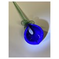 Blue Calla Lily Glass Flower Oneofakind. Life Size 20" long