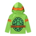 thumbnail image 3 of Nickelodeon Teenage Mutant Ninja Turtles TMNT Michelangelo Long Sleeve Hooded Shirt (Boys), Sizes 4-20, 3 of 9