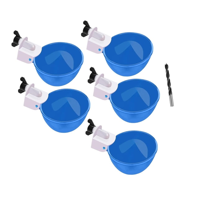 5 bebederos automáticos para aves de corral, codornices, , pollos, comederos portátiles para gallineros, , aves, gansos y patios.