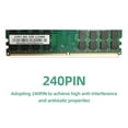 thumbnail image 4 of Barre de Mémoire de Bureau 240pin DDR2 240pin 4 Go RAM 800MHZ Transmission de Données Module de Circuit de Remplacement pour Cartes Mères, 4 of 7