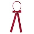 thumbnail image 1 of Corbata De Lazo Pre-Atada Color Sólido Para Hombres Mujeres Rojo Rosa Talla única, 1 of 5