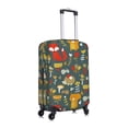 thumbnail image 3 of Disketp Cute Animal Forest Elastic Travel Luggage Cover Travel Suitcase Protective Cover For Trunk Case Apply To 18''-32'' Suitcase Cover (Luggage not included)-Small, 3 of 9