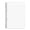 🍒 White_New#2505, variant on Transparent B5 -Bound Notebook Soft Cover – Detachable Pages, 360° Foldable Design, Thick No-Bleed Paper, Versatile Network Lined Pages for Writing