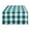 Teal, variant on Teal Heavyweight Check Fringed Table Runner 14x72