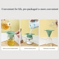 thumbnail image 4 of VMWMSSR Silicone Collapsible Kitchen Funnel For Water Beer Oil Filling Bottles, Flexible Foldable Mini Small Scoop Funnel, Hangable Durable Kitchen Gadgets Accessories Green-12x8cm, 4 of 8