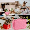 thumbnail image 3 of Estuche para lápices XCF 72 ranuras multifuncional rosa, 3 of 4