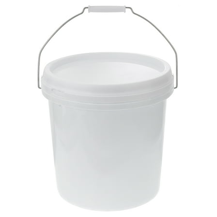 Portable Plastic Bucket White Plastic Bucket Plastic Water Bucket 3 Gallon Bucket