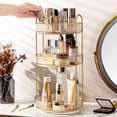 thumbnail image 4 of Organizador de maquillaje CESTATIVO, giratorio 360°, 3 niveles, alta capacidad, 4 of 6