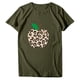 thumbnail image 4 of Gibobby Camisas De Vestir Top de blusas con estampado de y para mujer Camiseta de manga larga de Navidad（Verdinegro， XXL), 4 of 4