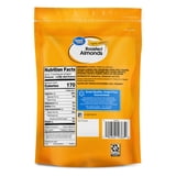 Great Value Lightly Salted Almonds 14 oz with Sea Salt, 50% Less Sodium ...