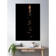 thumbnail image 2 of Reflection Of Moon On Water Poster Wall Art, Modern Wall Decor, 16x24 UNFRAMED, 2 of 2