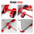 thumbnail image 6 of Furniture Sliders Ecohintz 2026 Upgraded Furniture Mover Tool Set - Adjustable Height Lifter with 4 Wheels & Lever, Heavy-Duty Sliders for Sofas, Refrigerators & Home Moving, Heavy Lifter Tool, 6 of 7