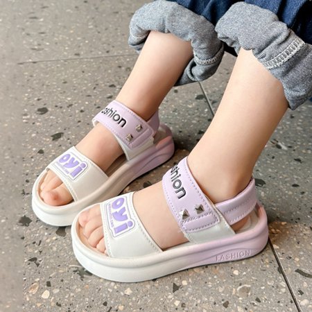 

Sandals for Girls Boys Water Sandals Cool Kid Sandals Kids Keen Sandals Girls Sandals Beautiful Girls Sandals Girls Fashion Comfort Casual Sandals Purple 26