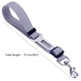 thumbnail image 4 of Ceinture de Restriction de Ceinture Réglable pour Animaux de Compagnie Harnais de Sangle de Voiture pour Animaux de Compagnie Ceinture de Voyage Accessoires de Véhicule, Gris, 4 of 6