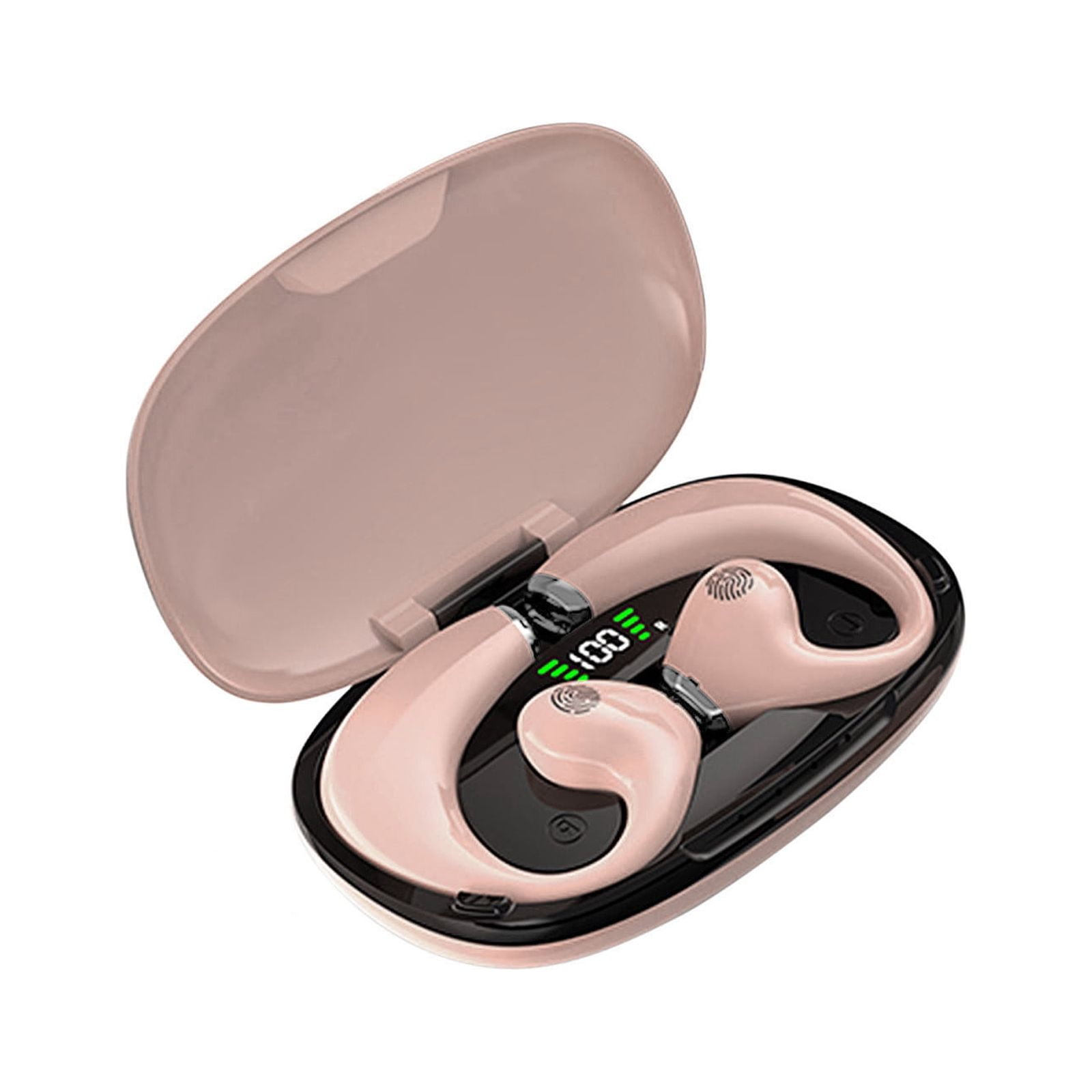 Birdeem Wireless Earbuds Bluetooth, True Wireless Bone-Conduction Bluetooth Headset 5.3 No in Ear Ear Hifi Audio Quality Hd Call 480H Long Can Not Be Thrown off the Sports, True Wireless Earbuds
