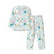 thumbnail image 1 of Balery Gold Stars Blue Dots Pattern Pijama para Hombre de Dos Piezas con Manga Larga, Conjunto de Dormir y Descanso Suave con Bolsillos-X-Large, 1 of 7