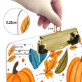 thumbnail image 6 of FORMRS Acrylic Clipboard with Low Profile Clip Standard A4 Letter Size, 12.5" x 9", Pumpkins Pattern, 6 of 8