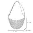 thumbnail image 4 of Bolsas De Hombro Bolsas ajustables para mujer, correas, bandolera de media luna, Bolsa para chicas Hobos Ndcxsfigh Para Estrenar, 4 of 4