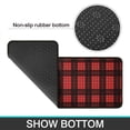 thumbnail image 6 of Red and Black Christmas Plaid Pattern Kitchen Rugs Sets Of 2,Anti Fatigue Kitchen Mat Rugs Non Slip Washable,Decorative Kitchen Floor Mats for Kitchen,Sink,Laundry,17"X30"+17"X47", 6 of 7