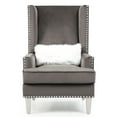 thumbnail image 2 of Glory Furniture Wilshire G0951A-AC Chair   DARK GRAYVelvet, 2 of 6