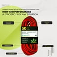 thumbnail image 5 of GoGreen Power 16/3 50' 13750 Heavy Duty Extension Cord, Lighted End, 5 of 13