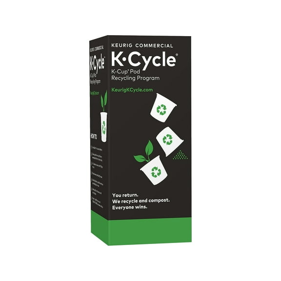 Keurig K-Cycle Cardboard Indoor Recycling Bin for K-Cup Pods 10.39 Gallon Multicolor 5/Pack