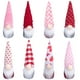 thumbnail image 1 of KAKOWELY 8 adornos colgantes de gnomos de San Valentín hechos a mano, gnomos de peluche suecos., 1 of 5