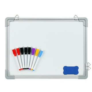 Small Dry Erase White Board, 12 X 16 Magnetic Hanging Double-sided Whiteboard  For Wall, Portable Mini Easel Board