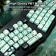 thumbnail image 2 of PBT KeyCaps Conjunto 131 Teclas para 60 65 75 Teclado 100 Por Ciento () Verde, 2 of 9
