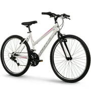 Huffy 26 North Peak Mountain Bike, Fits Riders 50+, White, Adult, Womens