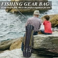 thumbnail image 6 of OROOTL Fishing Pole Bag Fishing Rod Case Large Storage Fishing Rod Holder Bag Travel Carrier Case Bag Holds 5 Rods Fishing Reel Organizer Fishing Tackle Backpack Waterproof Fishing Gear Gifts for Men, 6 of 9