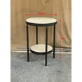thumbnail image 3 of Uttermost Dauntless Travertine Side Table, 3 of 7